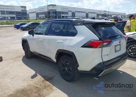 2022 Toyota Rav4 Hybrid Xse из США, поврежденный, VIN 2T3E6RFV2NW035380